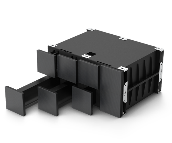 128型机械屏_磐构实业_机械矩阵屏_磐构_机械屏_伸缩模块_3D Kinect_LED显示屏