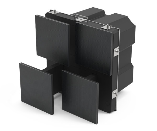 250型机械屏_磐构实业_机械矩阵屏_磐构_机械屏_伸缩模块_3D Kinect_LED显示屏