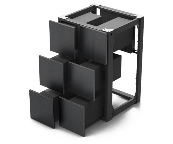 320型机械屏_磐构实业_机械矩阵屏_磐构_机械屏_伸缩模块_3D Kinect_LED显示屏